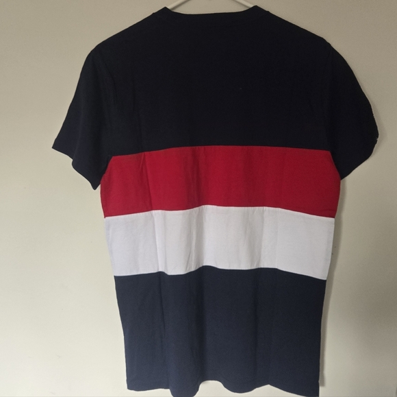 Hollister T-Shirt Sz S NWT Bold Colour Block Logo Tape Short Sleeve Streetwear - Picture 6 of 6